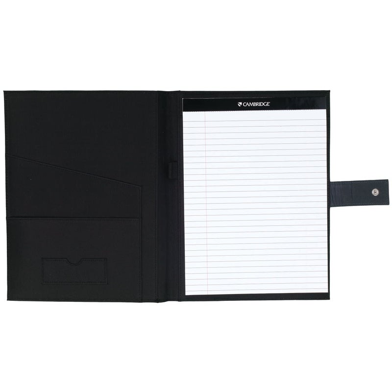 Cambridge Snap Padfolio with Notepad, Legal Pad, 8-1/2" x 11", 40 Sheets, Assorted Colors - Color May Vary (33516) RW033516 - Image 3